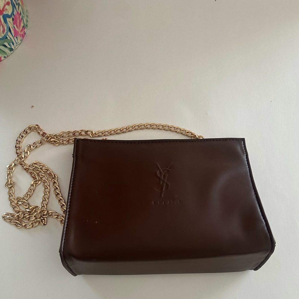YSL Yves Saint Laurent Beauty Cosmetic Bag Novelty NWT - Picture 5 of 9